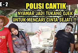 Polisi Cantik Nyamar Jadi Tukang Ojek