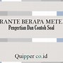 Satu Bahu Berapa Meter Persegi